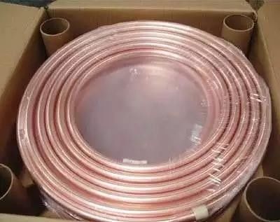 ASTM B280 구리 튜브 파이프 코일 3/8 &quot; 50FT / 명부 C10920 Cu