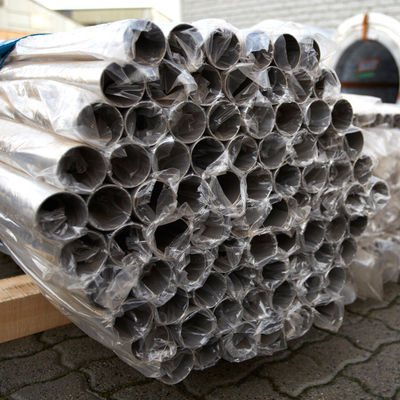 ASTM A312 스테인레스 강 TP304 둥근 파이프 중공 로드는 12 밀리미터를 용접했습니다